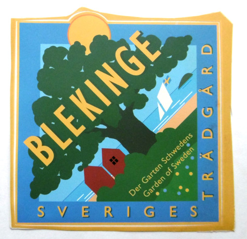 Souvenir aufkleber blekinge - souvenir-aufkleber,